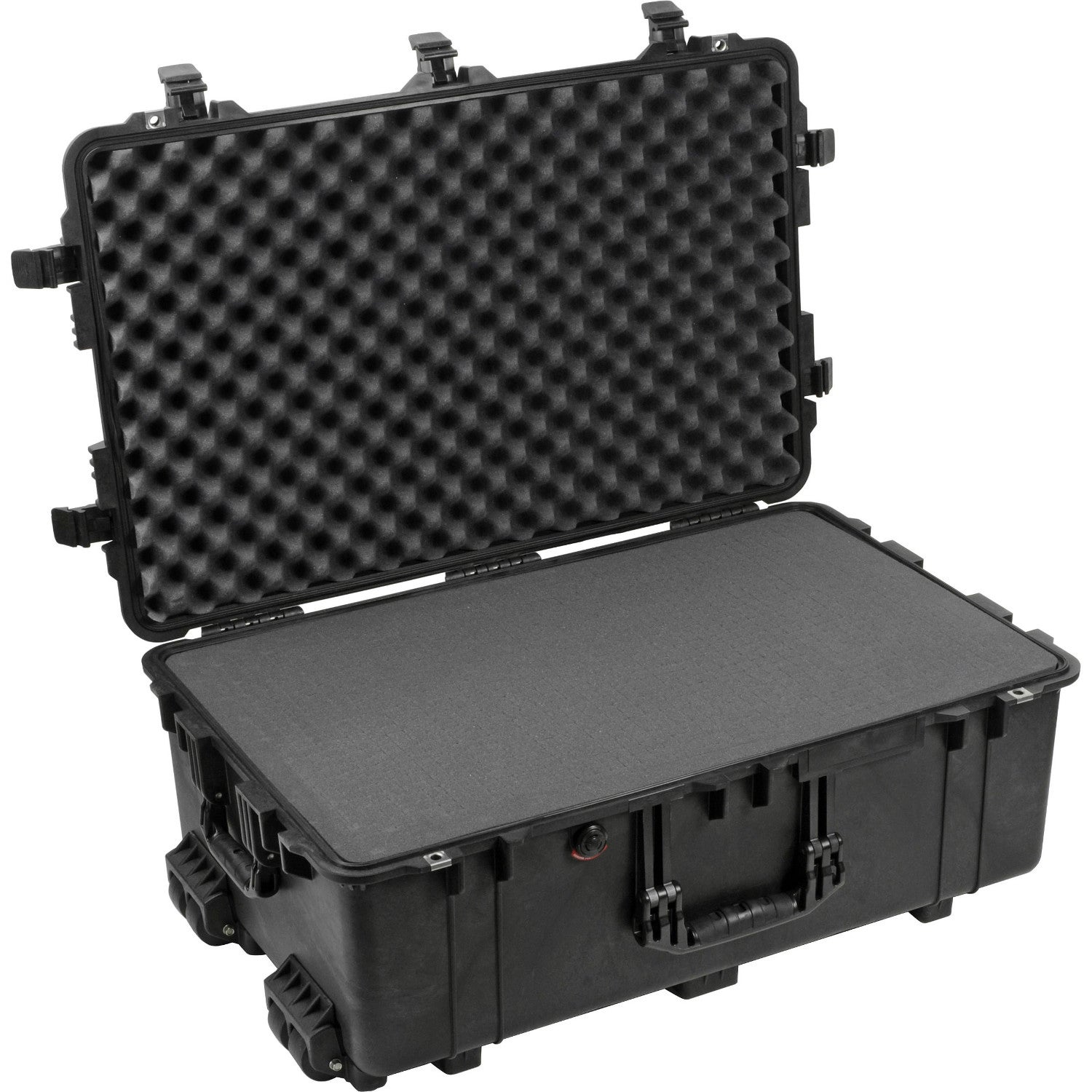 Peli 1650 zwarte trolley met schuim 722x442x270 mm