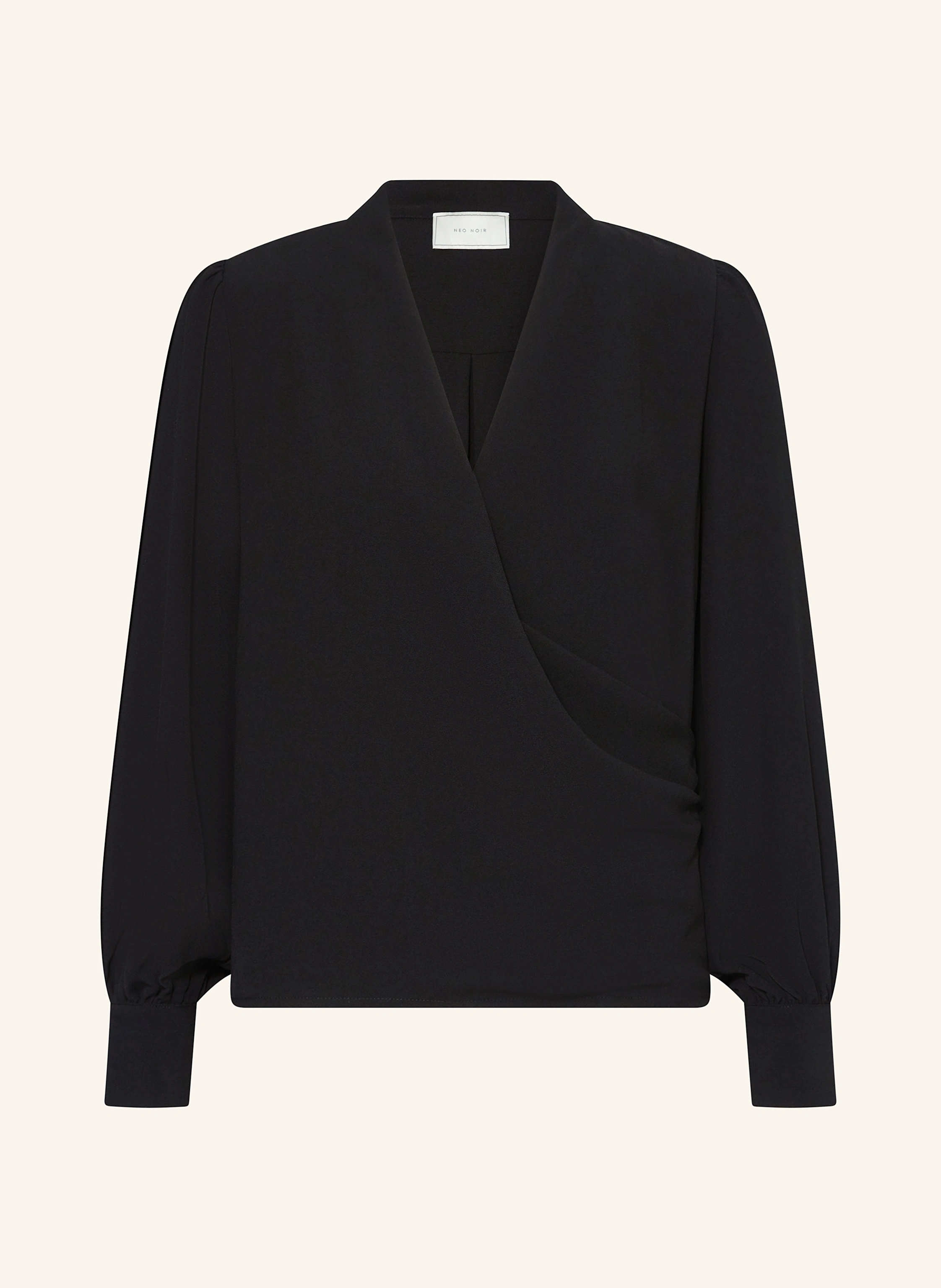 NEO NOIR Blusenshirt VILDRA in Wickeloptik