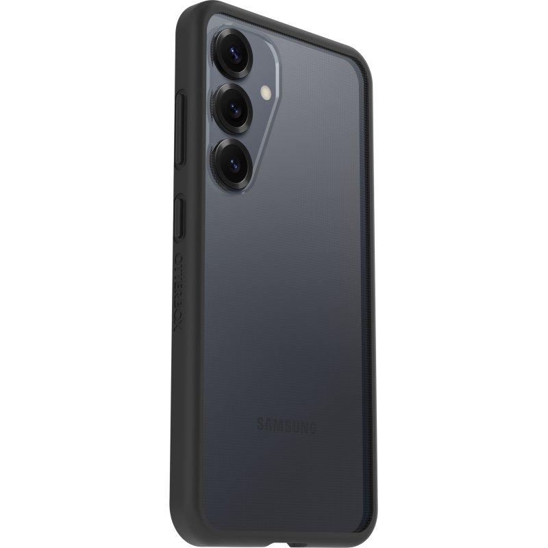 OtterBox React Series pour Samsung Galaxy S25, transparente/noir - produits livrés sans emballage