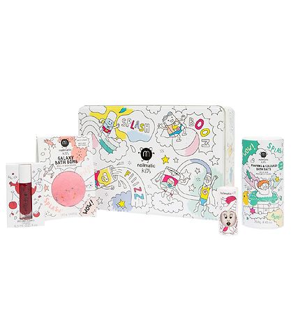 Nailmatic Bådes?t - Box m. Bådebombe, Neglelak, Lipgloss, Bådesa