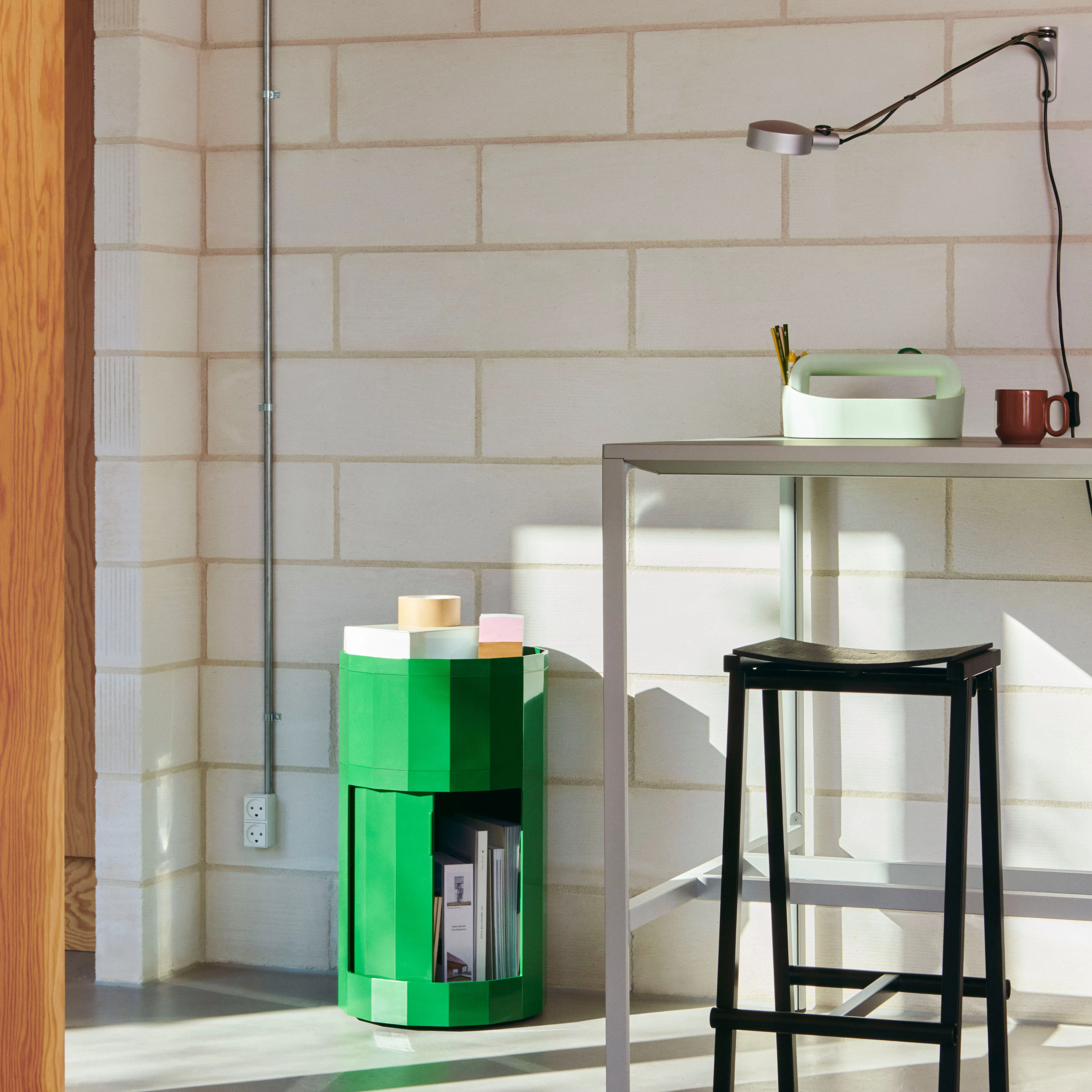FACET HIGH - Rangement | Blanc