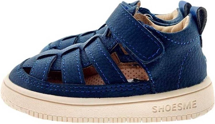 Shoesme Donkerblauw Sandaaltje Sandalen Kind Jongens Dark Blue Microleer