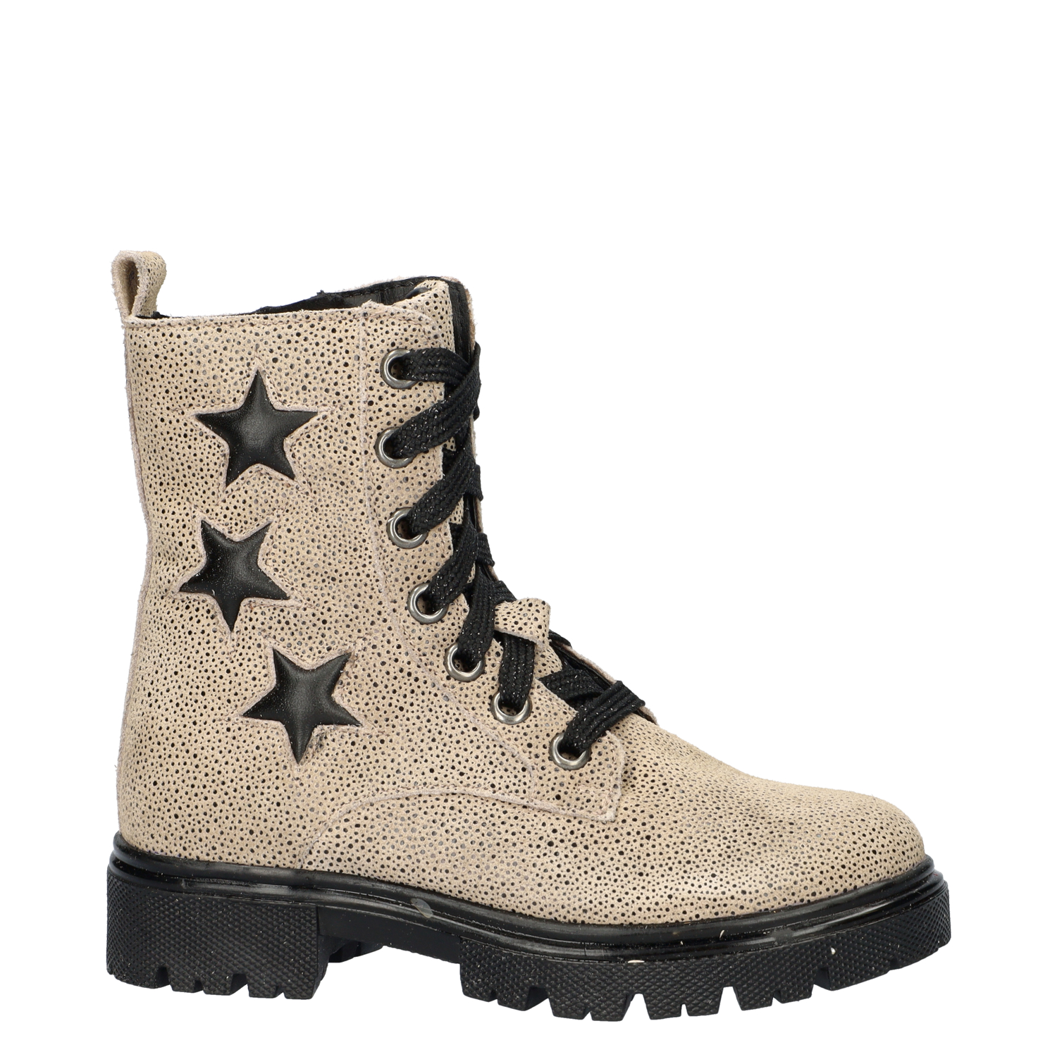 meisjes veterboot Nelson Kids Beige
