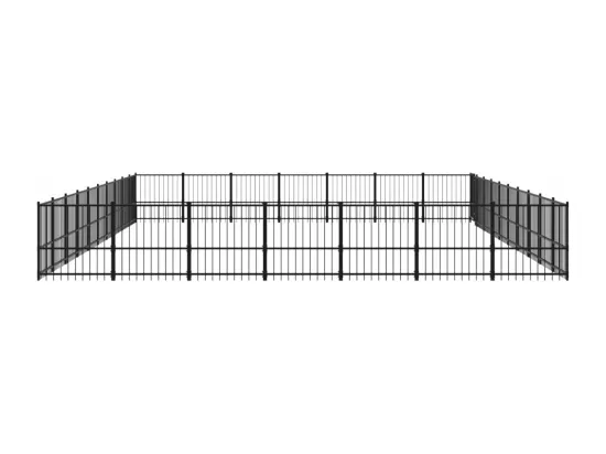 Chenil cage enclos pac noire 970 x 679 x 100 cm 02_0041870
