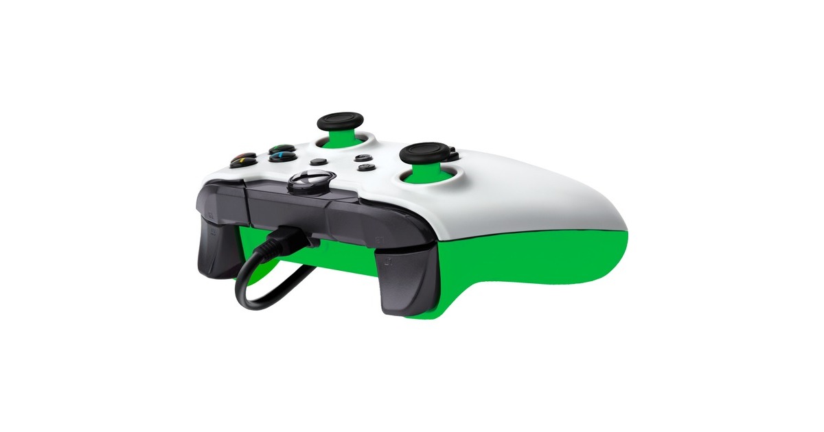 PDPWired Controller - Neon White  (Wit/groen, Xbox Series X|S, Xbox One, PC)