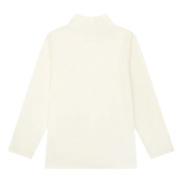 SMALLABLE BASICS Col Roulé Fille Manches Longues Jersey Laine | Sable