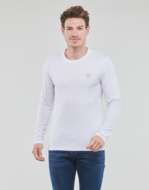Guess - CN LS CORE TEE - Blanc