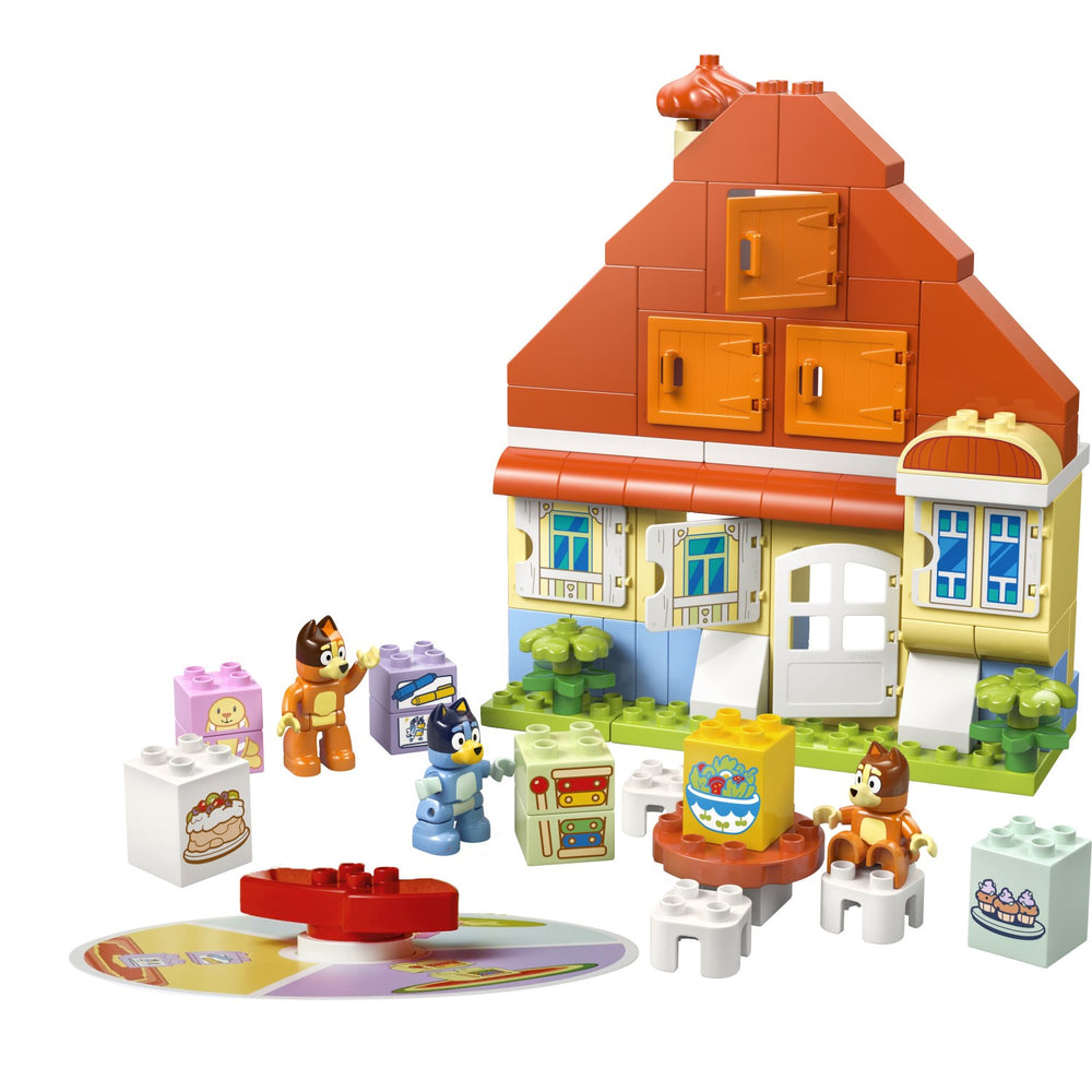 Køb LEGO® DUPLO Bluey - Blueys Families Hus Med Huskespil 10459