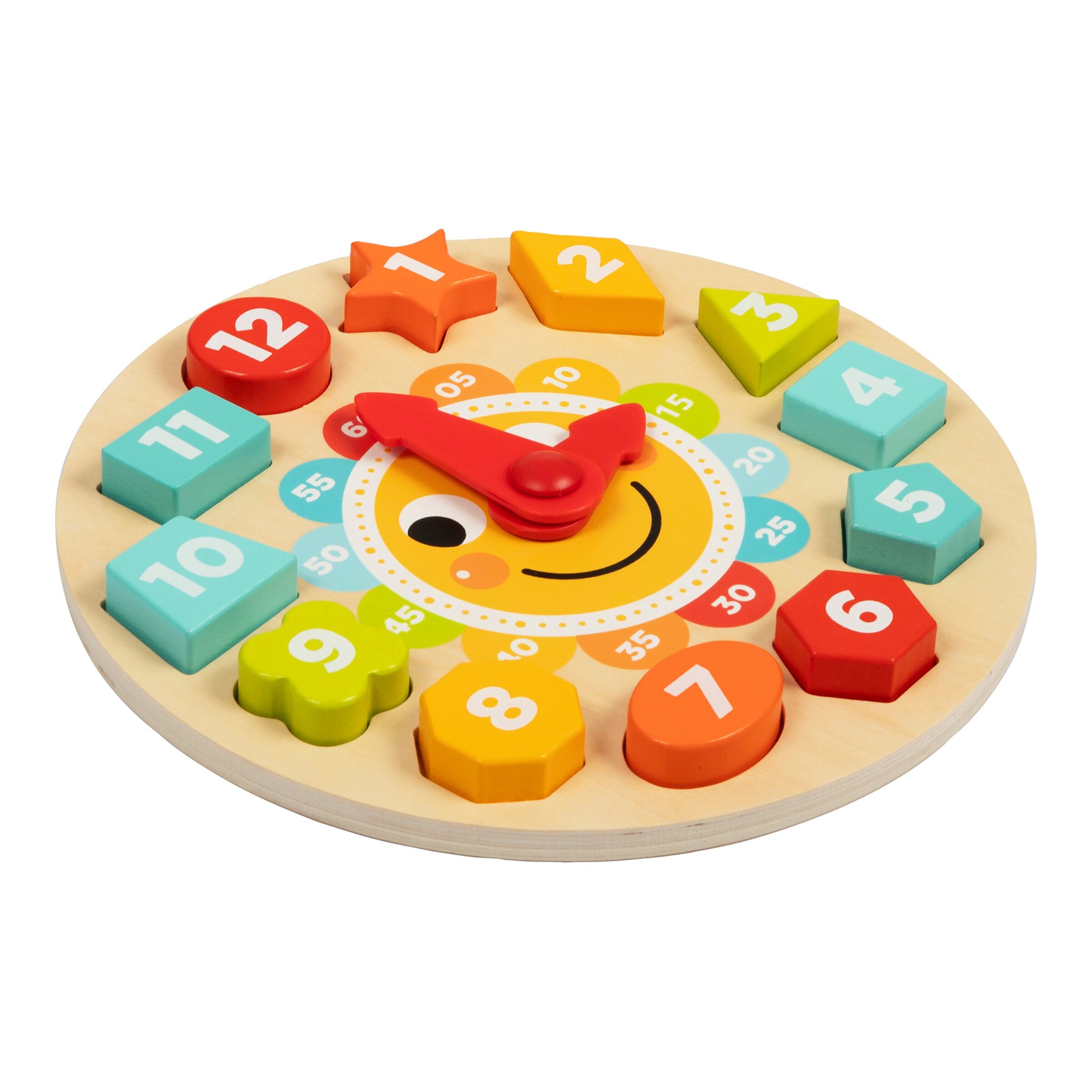 solini Lernuhr Holzpuzzle