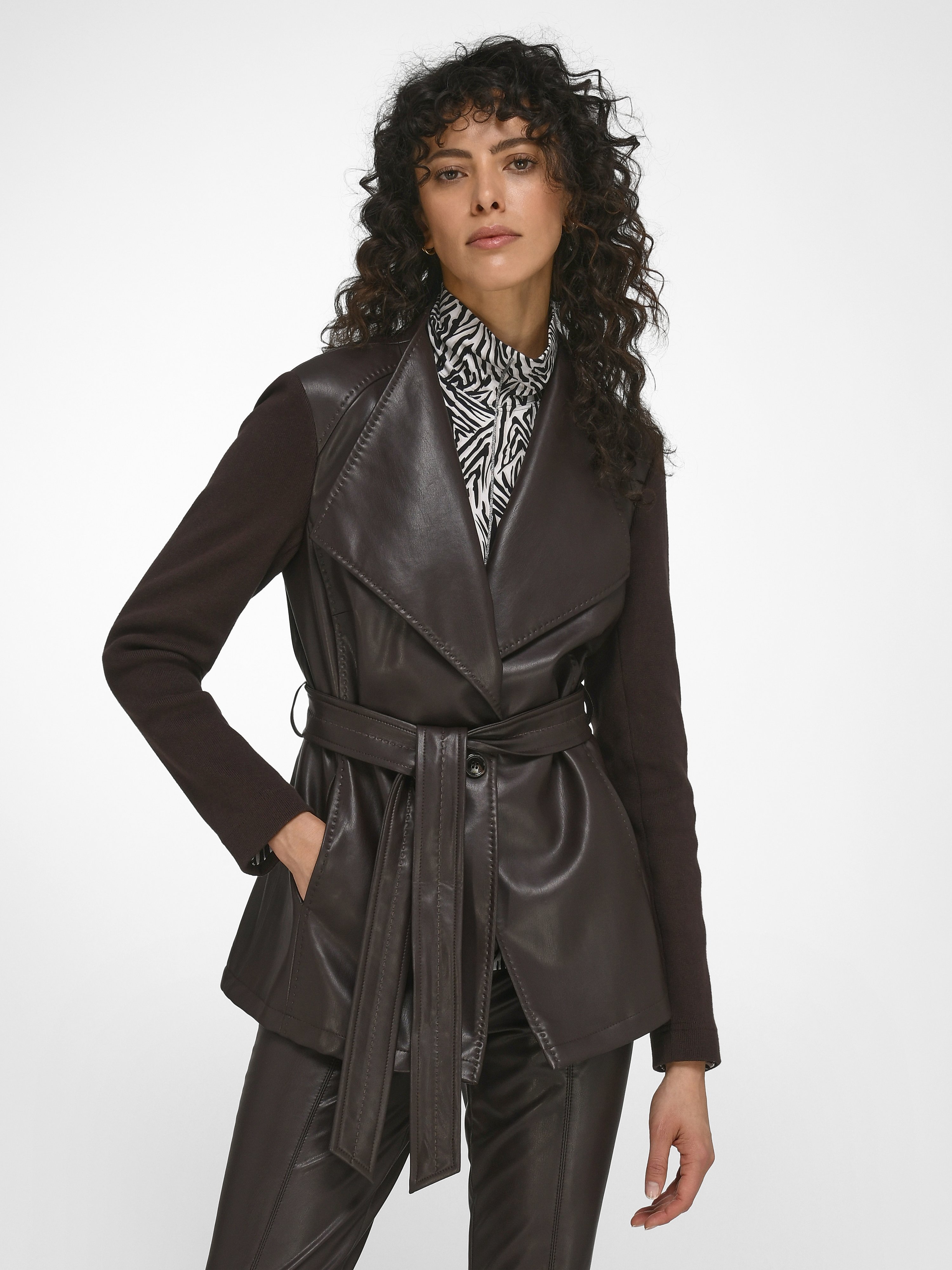 Jacke mit Spatenkragen