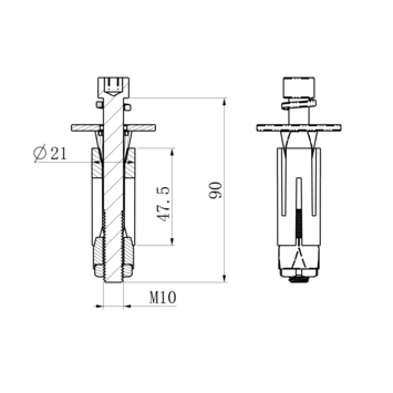 Novidade steigerbuis koppelstuk expander verzinkt ø 27 mm