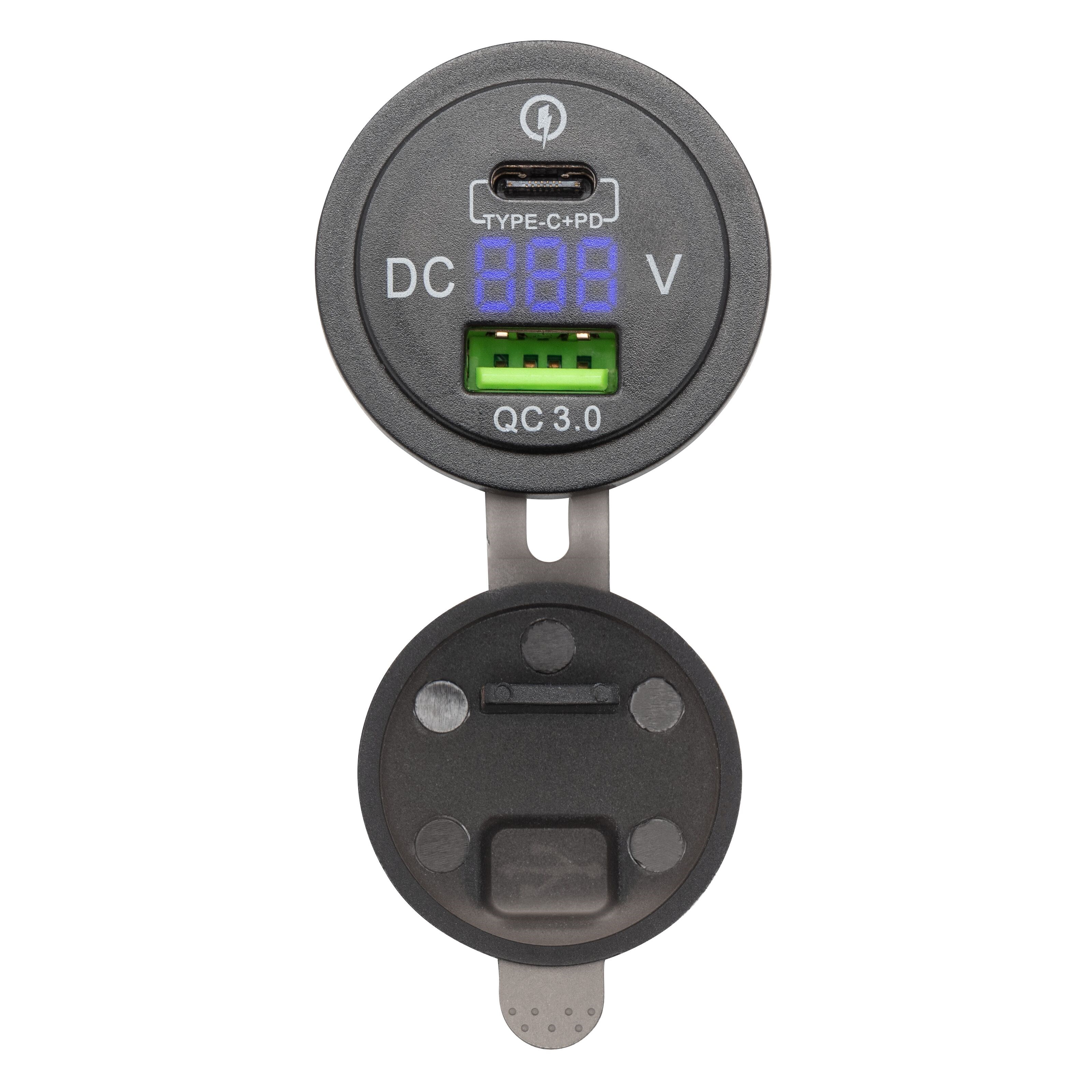 Luxorparts USB-lader for panelmontering 30 W