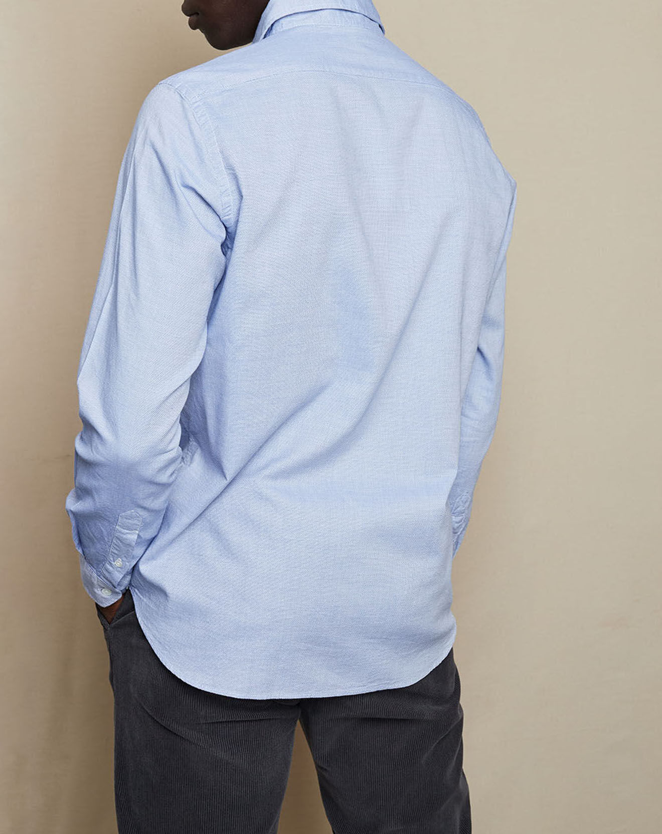 Hartford Chemise Slim Sammy imprimée blanc/bleu