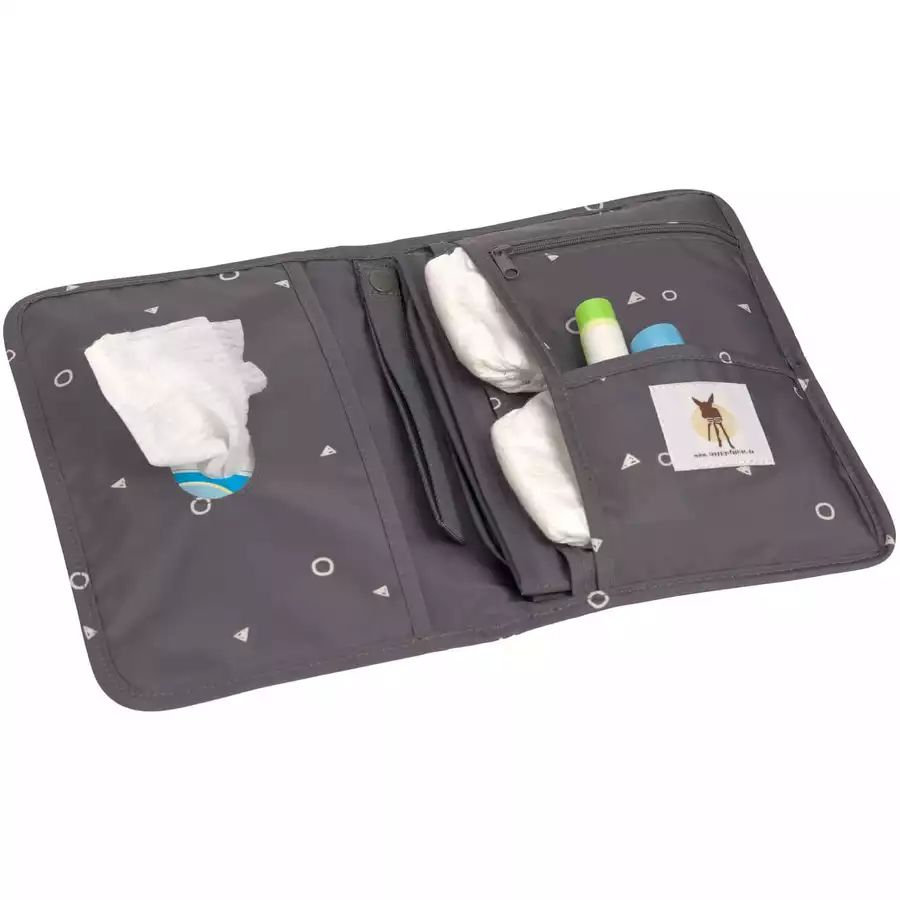 LÄSSIG Windeltasche Casual Changing Pouch Universe anthracite