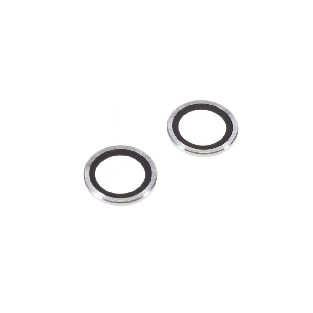 iPhone 13 / iPhone 13 Mini Kameraschutz Objektiv Ring Protector Abdeckung - Silber
