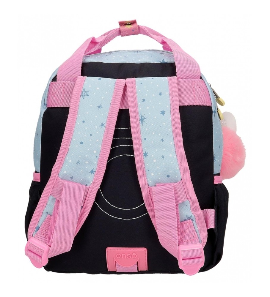 Enso Mochila Enso Dreams come true 28cm adaptable a carro azul, rosa