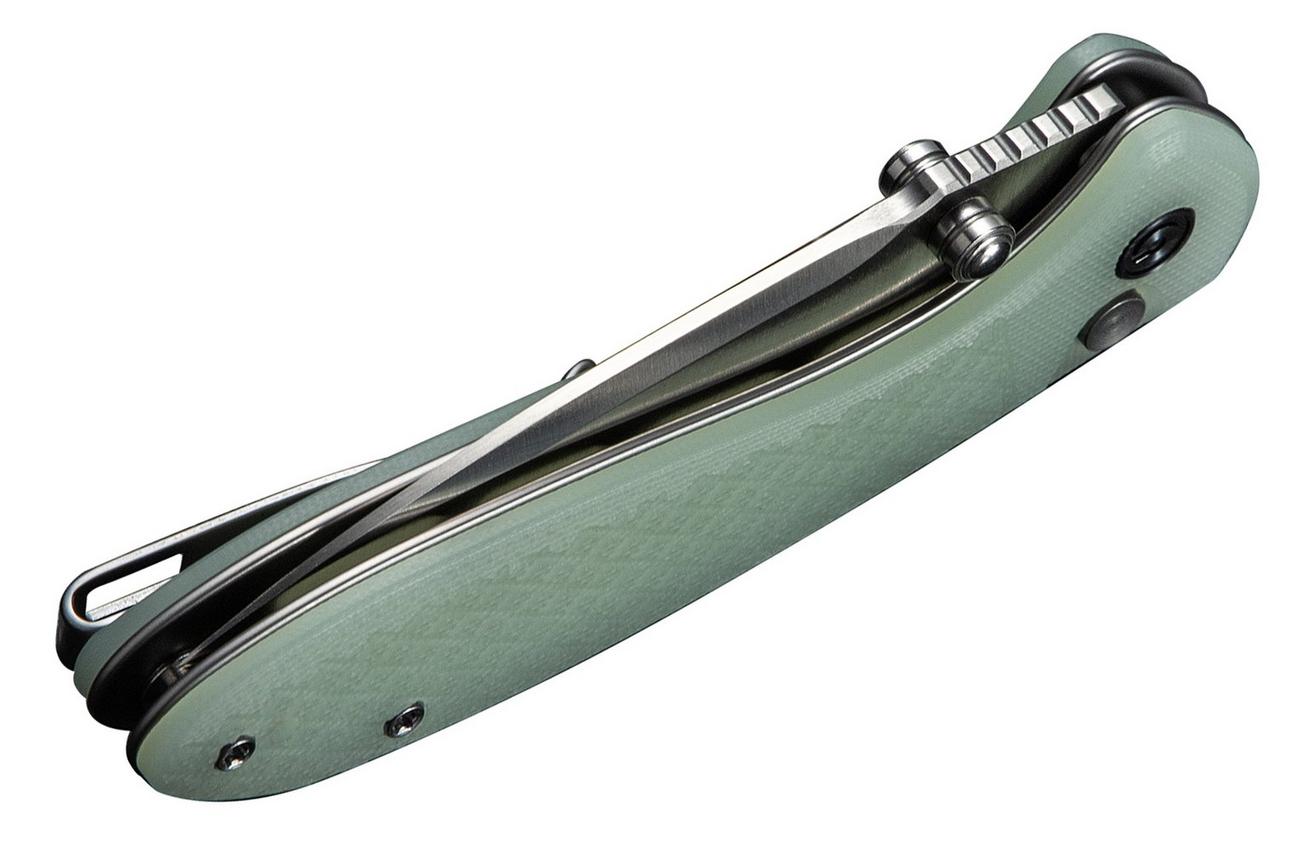 Civivi Faeger C24031-3 Satin 14C28N, Milled Natural G10, zakmes
