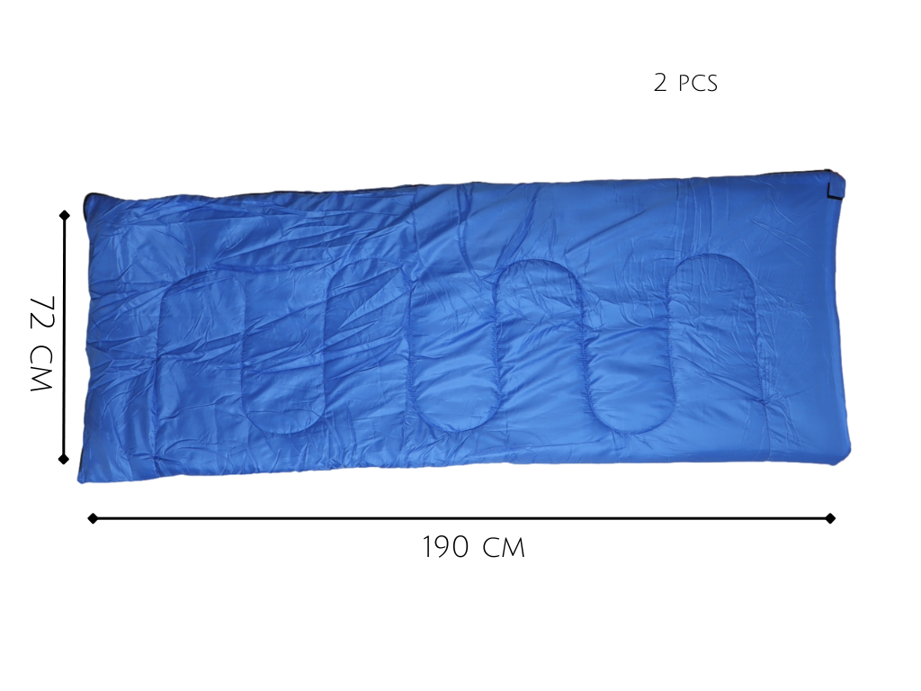 HIXA set van 2 slaapzakken - Blue