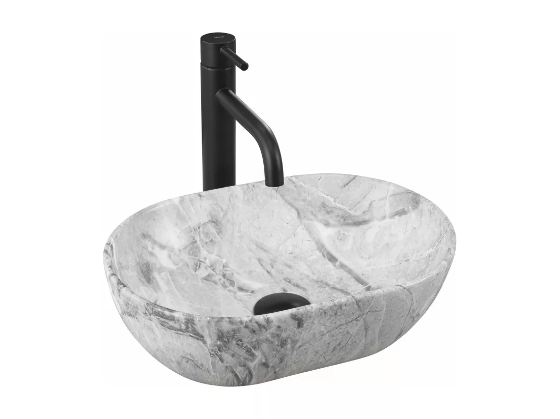 Vasque À Poser Rea Amelia Mini Light Grey