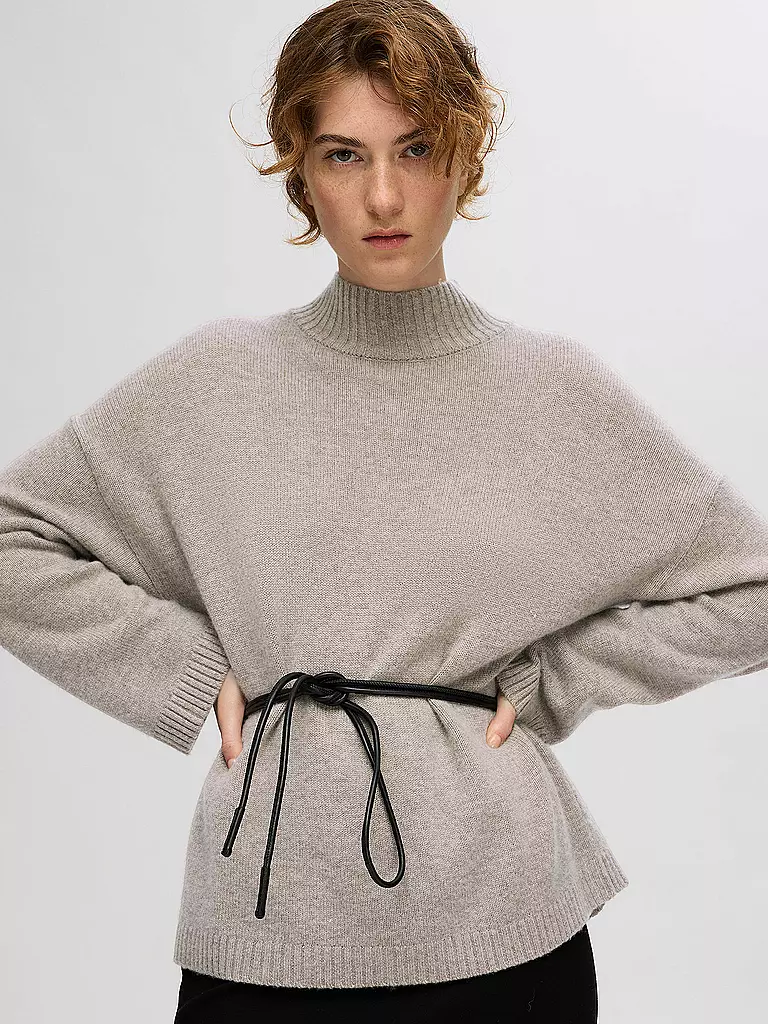 SELECTED FEMME Pullover SLFCILLE hellgrau