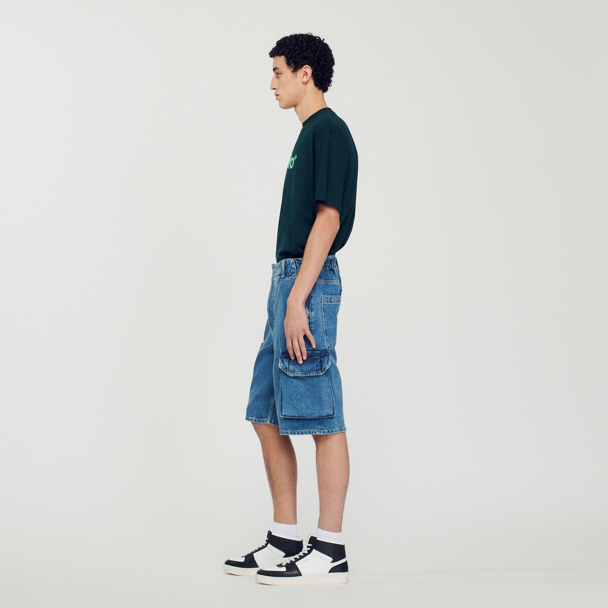 Short baggy en denim