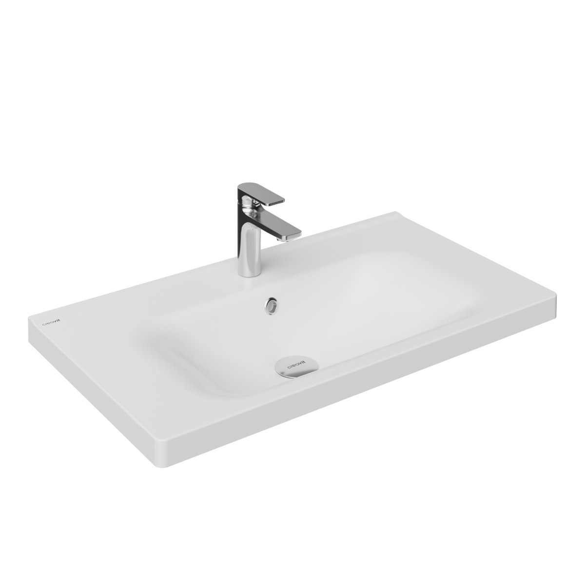 SaniGoods Rangi wastafel 80cm wit