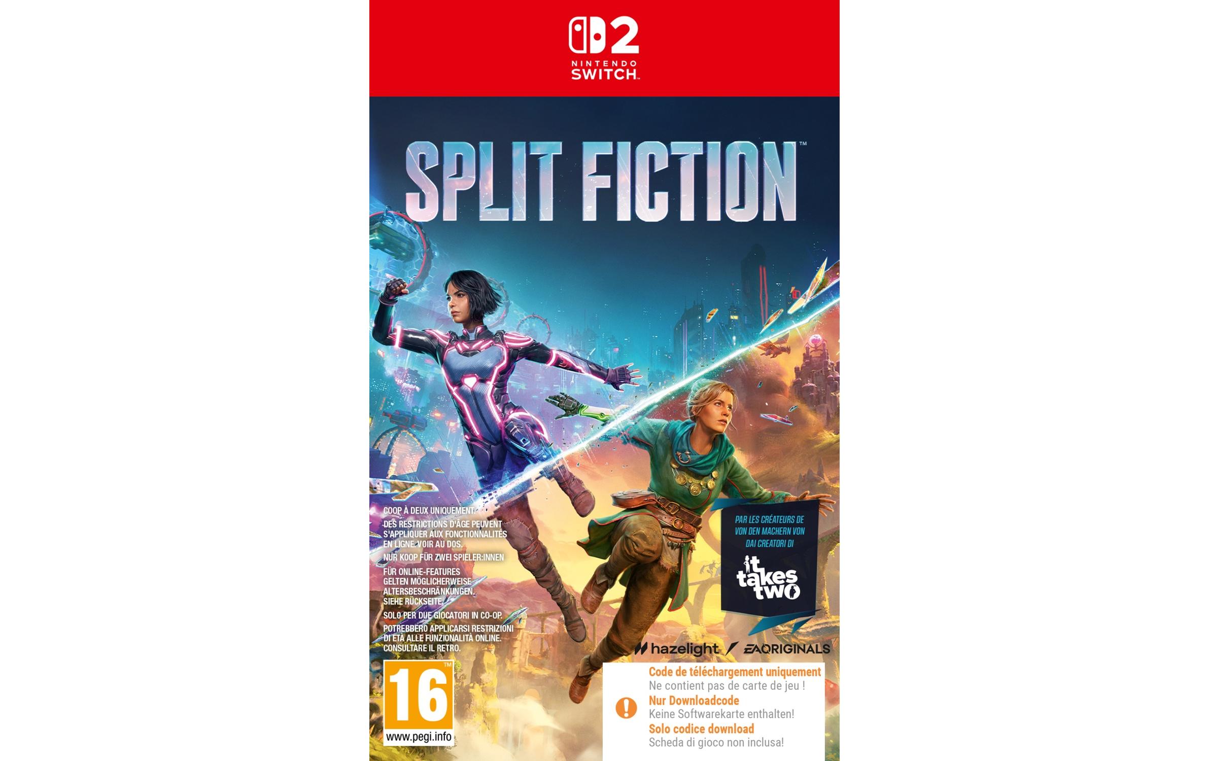 Split Fiction (Code in a Box)Sci-Fi-Fantasy-Koop-Abenteuer-Spiel für Switch 2