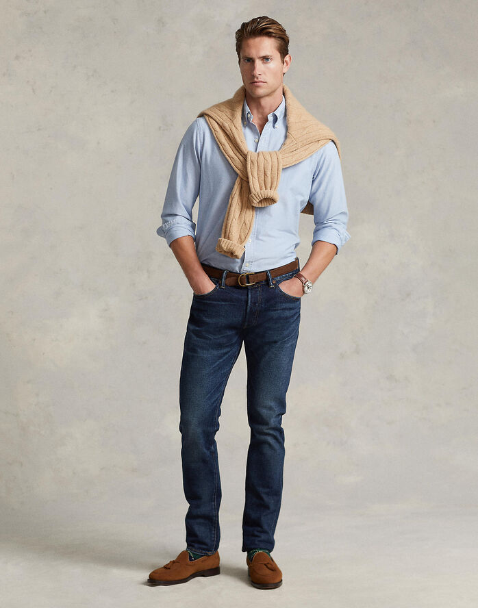 Polo Ralph Lauren Slim Fit Oxford Shirt Blå