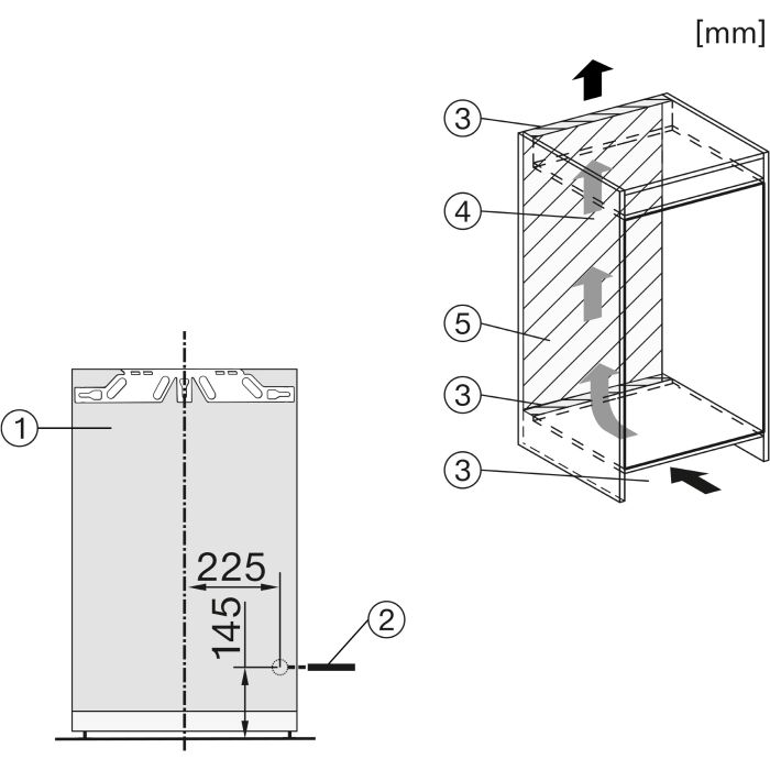 Miele Einbau-Gefrierschrank FNS 7140 E