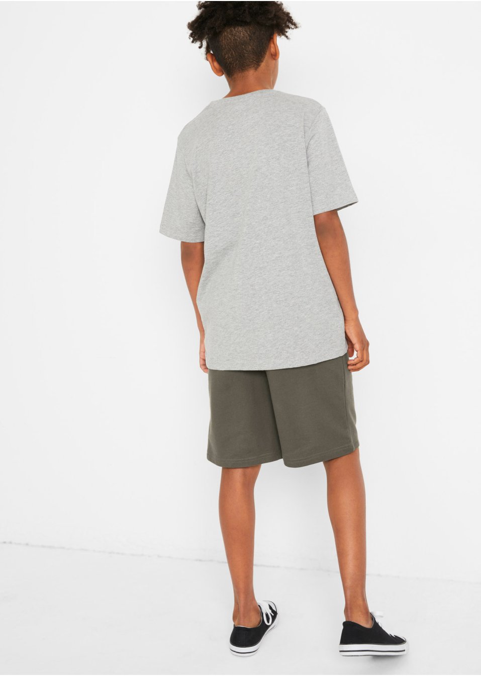 T-shirt et bermuda sweat garçon (Ens. 2 pces.)