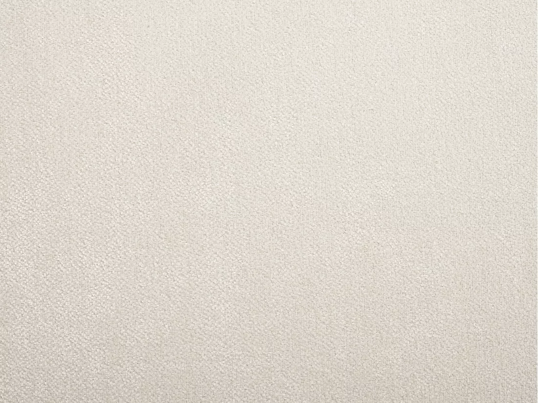 Canapé d'angle gauche en tissu texturé blanc ivoire FRISALO de Pascal Morabito