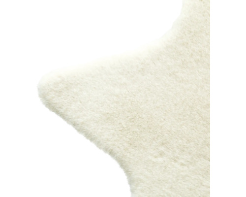Romance Star vloerkleed, beige, 80x80 cm