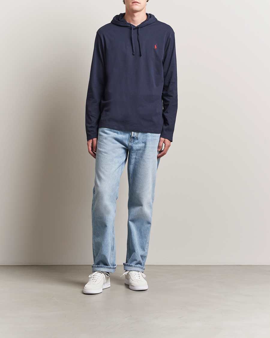 Polo Ralph Lauren Long Sleeve Hooded T-Shirt Ink