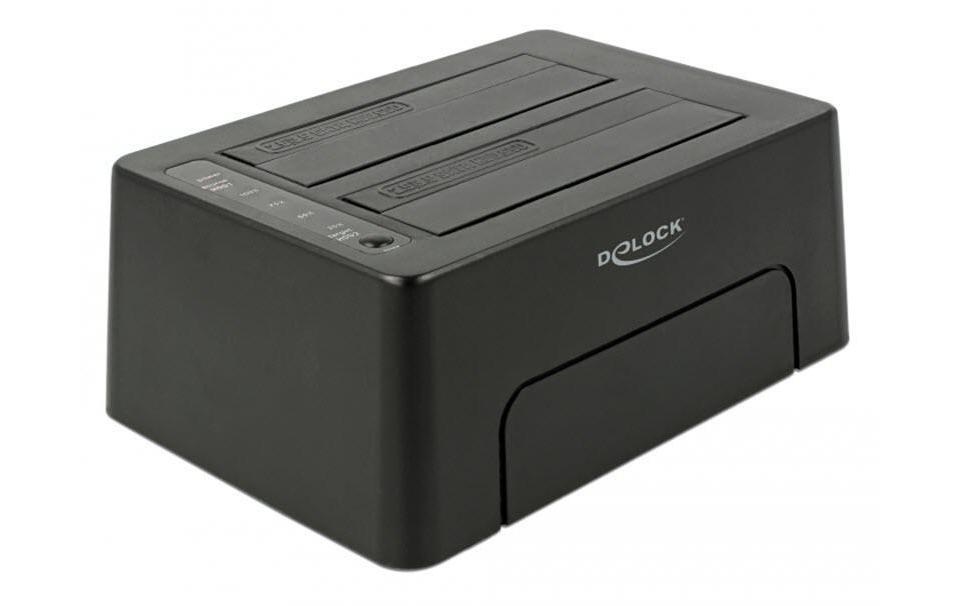 Docking- und Klonstation Dual Sata HDD / SSDDockingstation für zwei 2.5