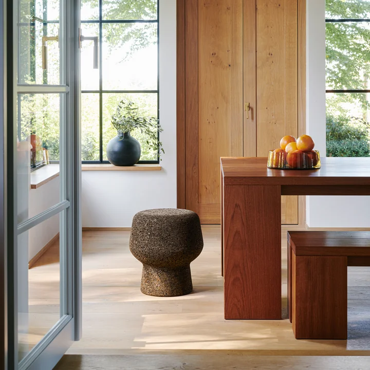 ClassiCon - Corker Hocker, Ø 47 x H 48 cm, braun