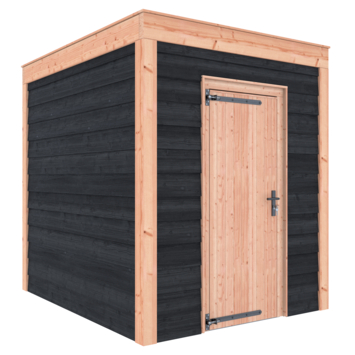 Tuinhuis Douglas Zwart Zweeds Rabat 205x255cm