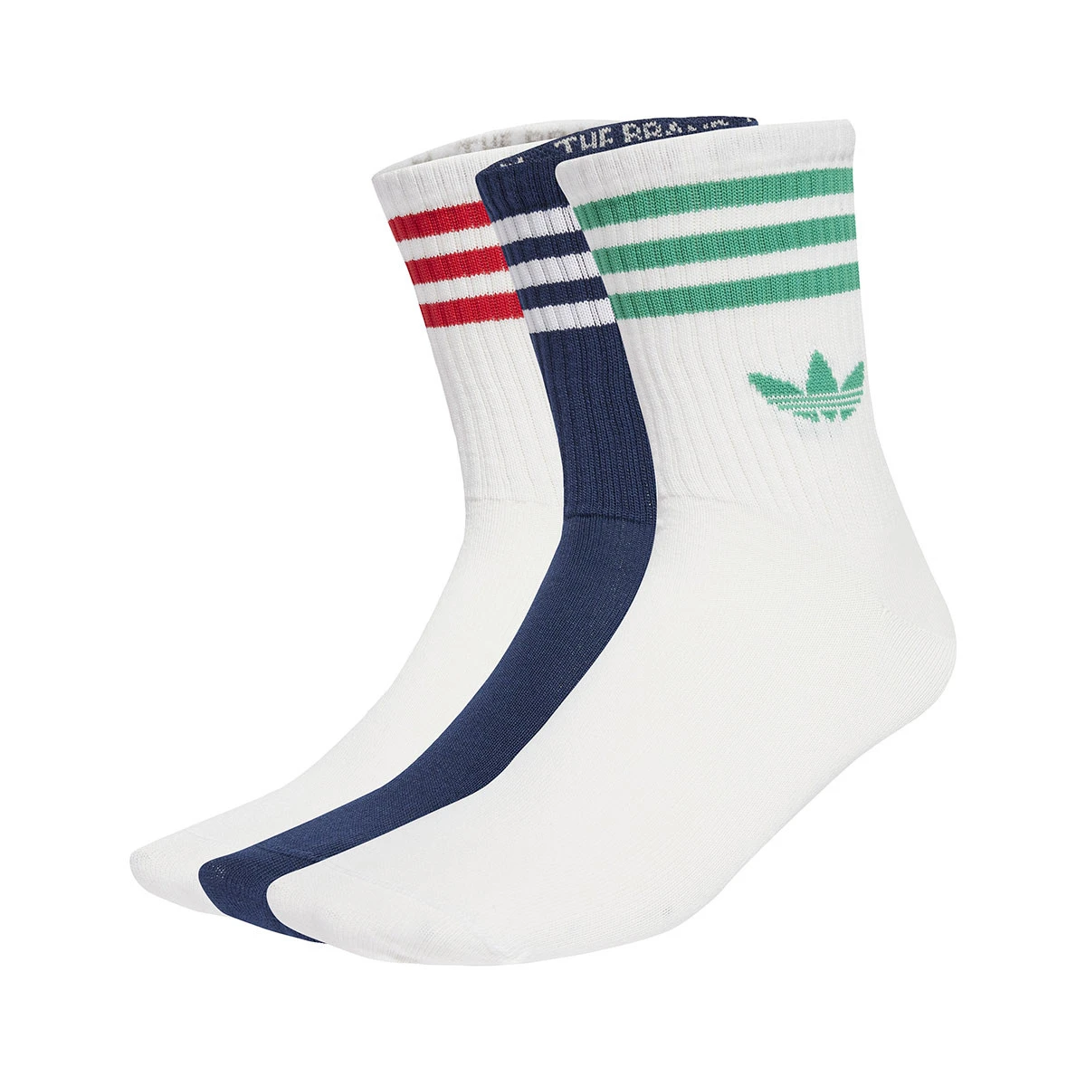 Meias adidas 3S Crew S (3 pares)