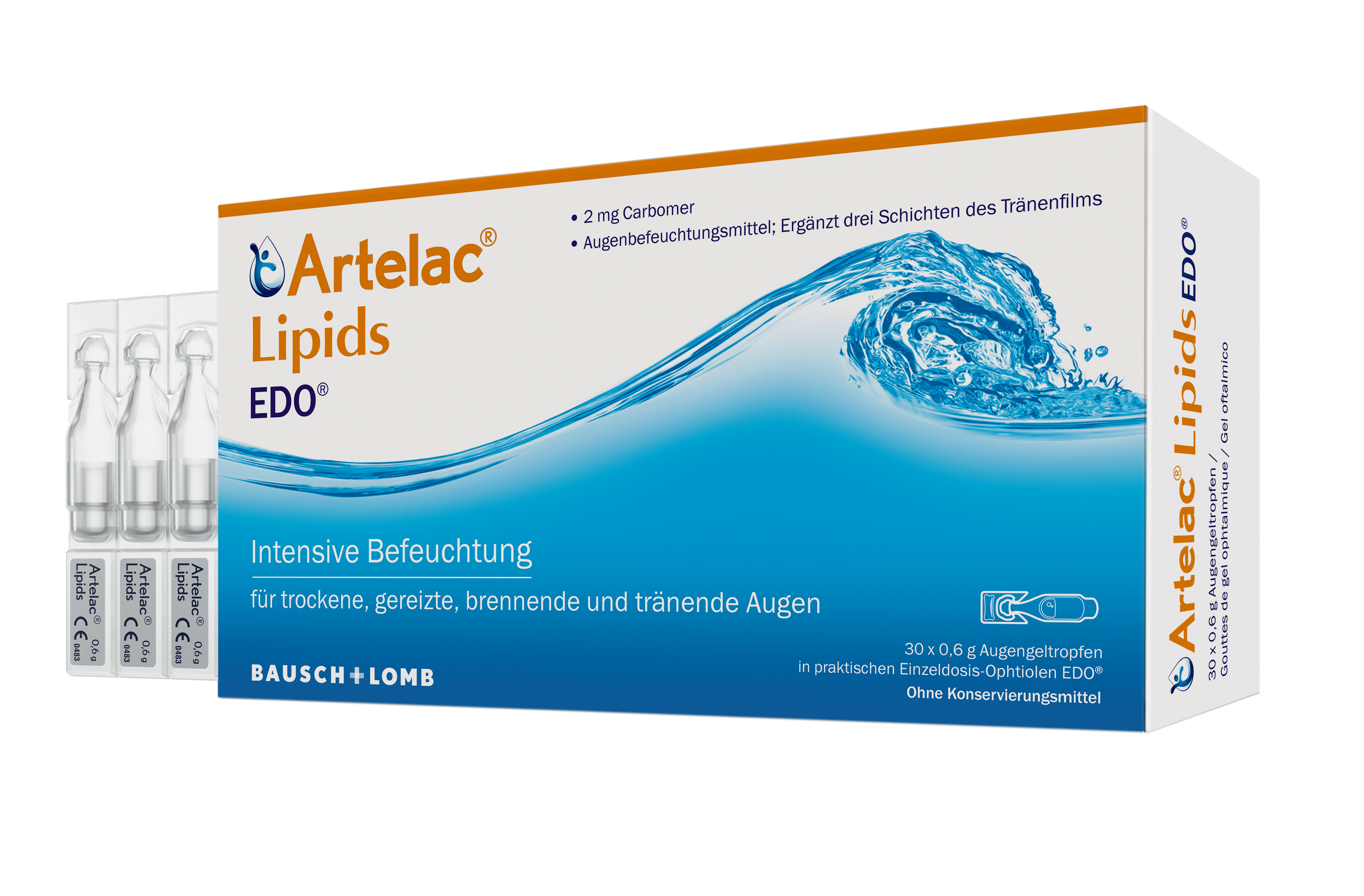 ARTELAC Lipids EDO Gtt Opht Monodos 0.6 g