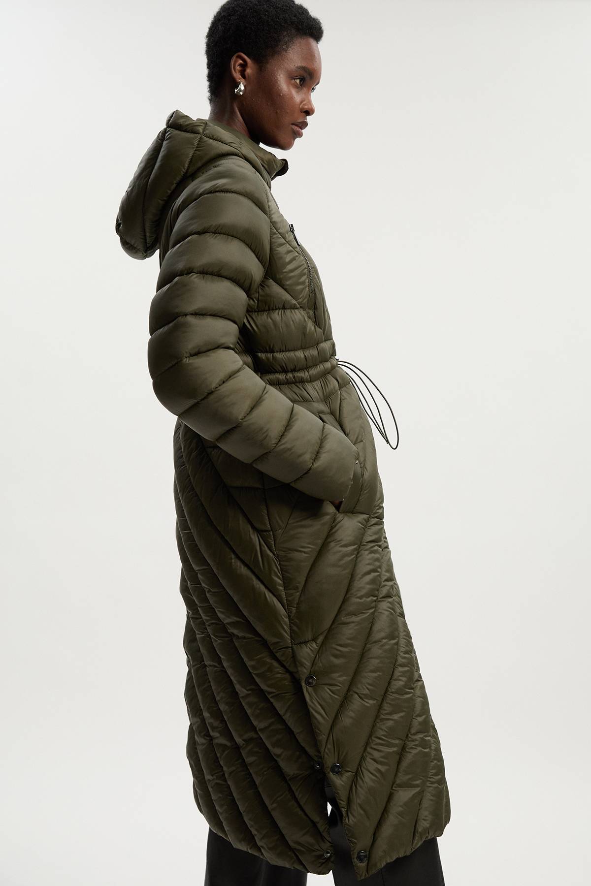 KarenMillen Manteau Léger Mi-Long Compressible
