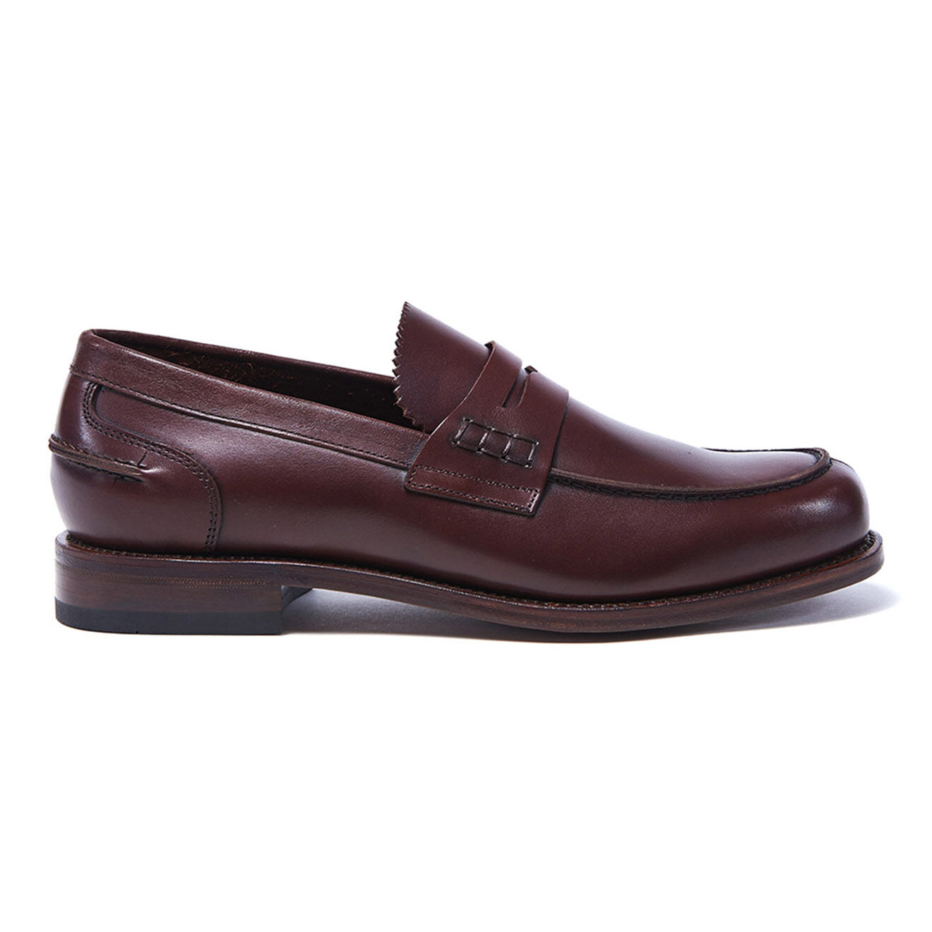 British Passport Mocassins en Cuir Julio bordeaux
