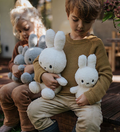 Bon Ton Toys Kuscheltier - 23 cm - Miffy ECO Teddy - Light Grey
