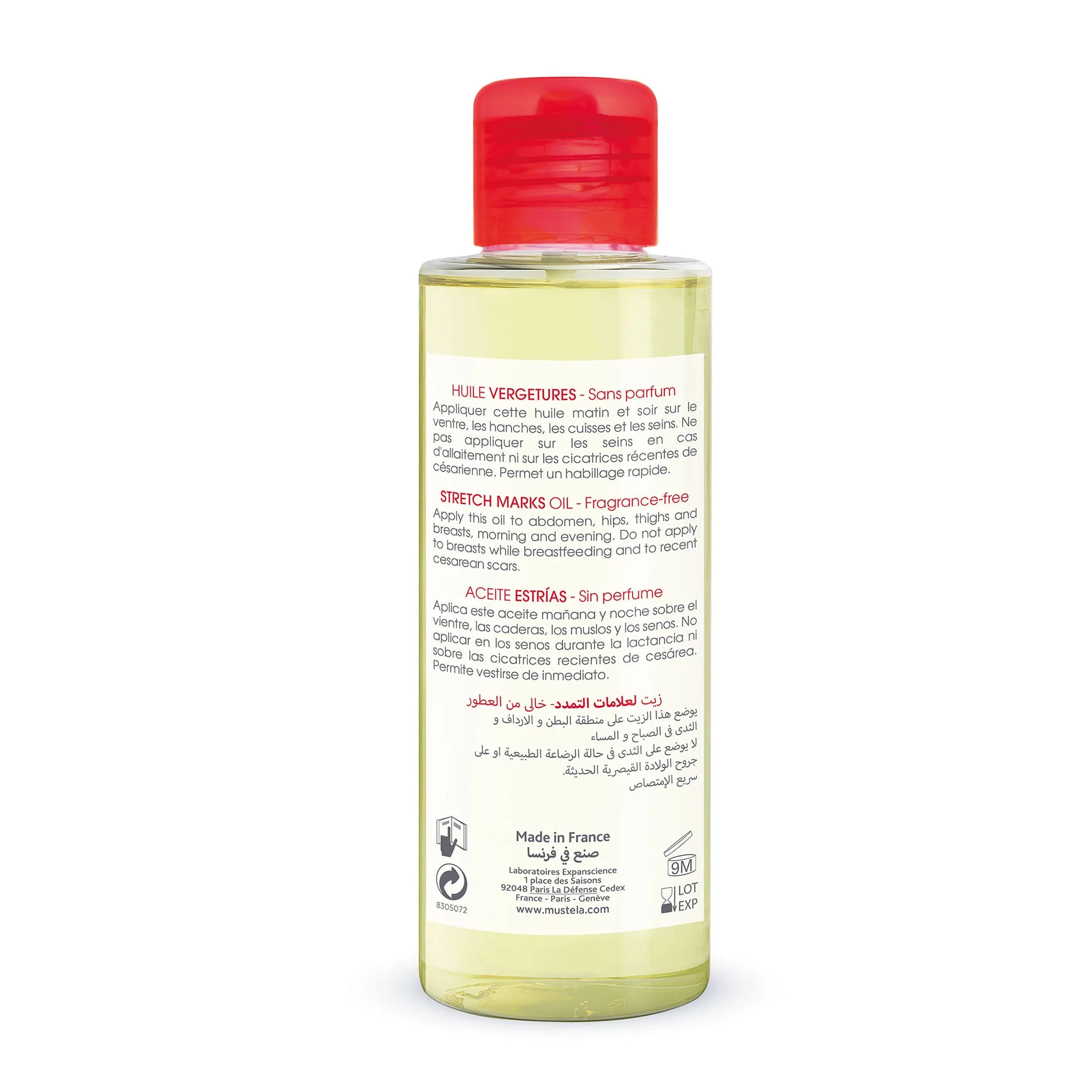 Mustela Huile De Soin Vergetures 105ml