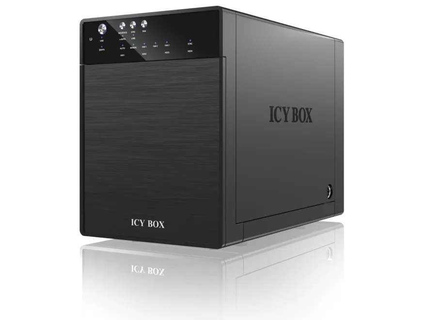 ICY BOX IB-3640SU3 - Harddisk-array - 4 bays (SATA-600) - HDD 0 - SATA 3Gb/s, USB 3.0 (ekstern)