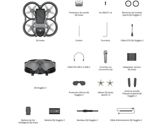 DJI INNOVATION - Drone DJI Avata Pro-View Combo