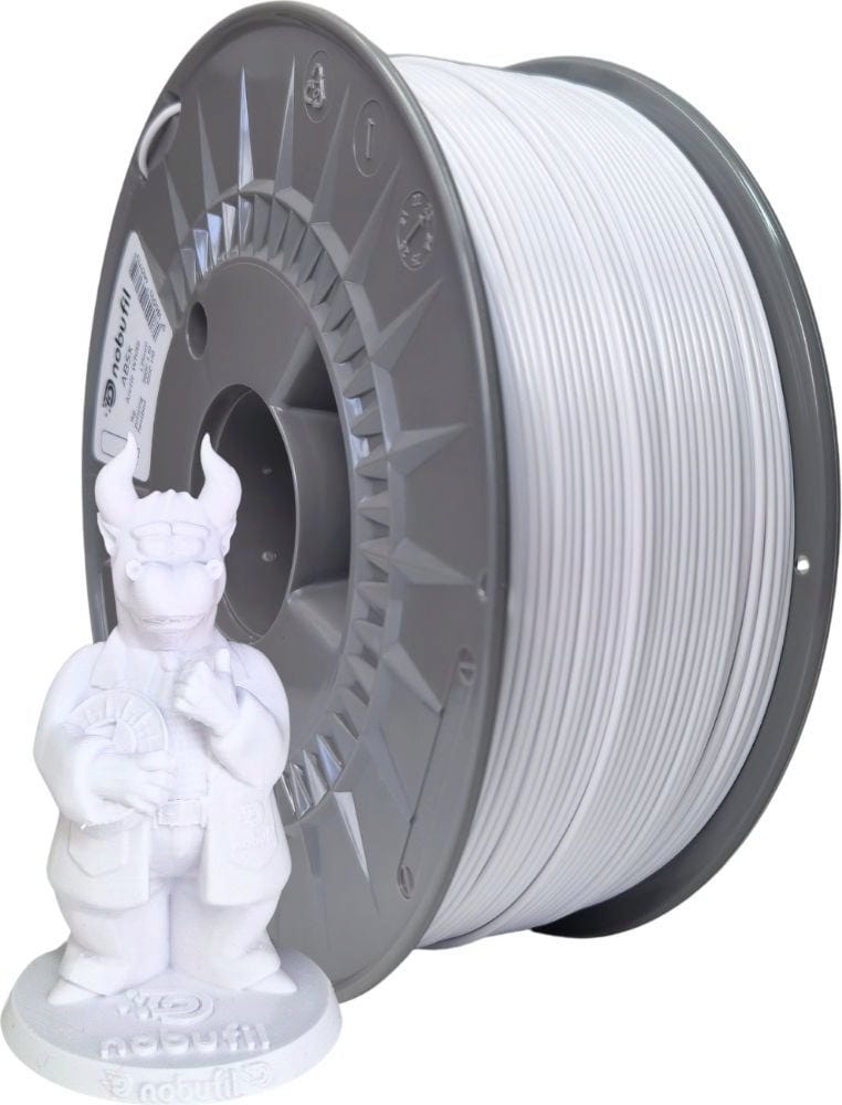 Nobufil  ABSx Artic White, 1,75 mm / 1000 g    ABS Filament aus recycelten Kunststoffen