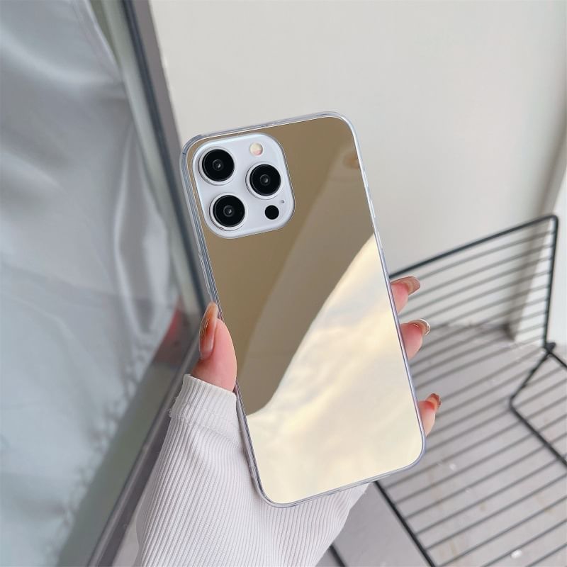 Tondephiry - Spiegelhoesje voor iPhone 11, 11 Pro, 11 Pro Max, 12/12 Pro, 12 Pro Max, 13, 13 Pro, 13 Pro Max, 14, 14 Plus, 14 Pro, 14 Pro Max, 15, 15 Pro, 15 Pro Max