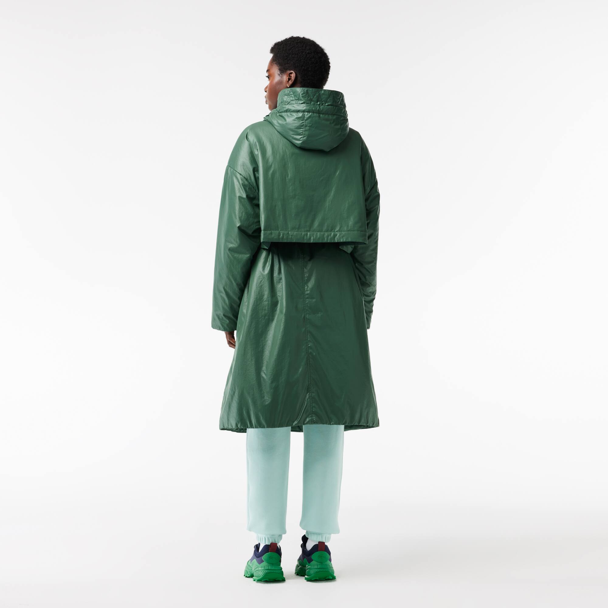 Langer, wasserfester Parka mit Kapuze Jacken & Mäntel - Grün - Lacoste - Damen