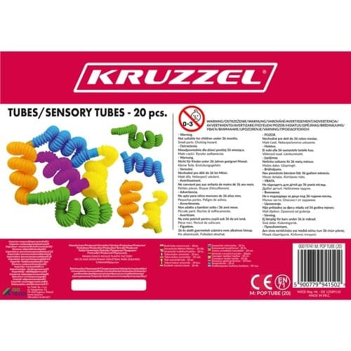 20-Pak - Pop Tube - Fidget Toys - Leketøy / Sensorisk
