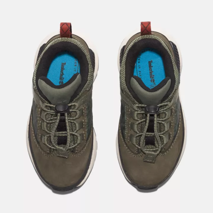 Euro Trekker Trainer para crianças pequenas na cor verde.