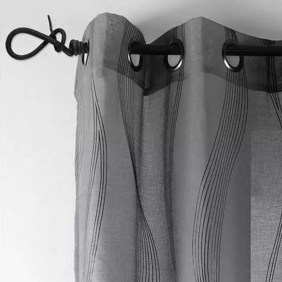 Voilage œillets (135 x 240 cm) Essaouira Anthracite